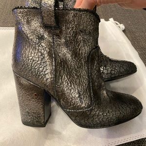 Laurence Dacade grey distressed boots size 5
